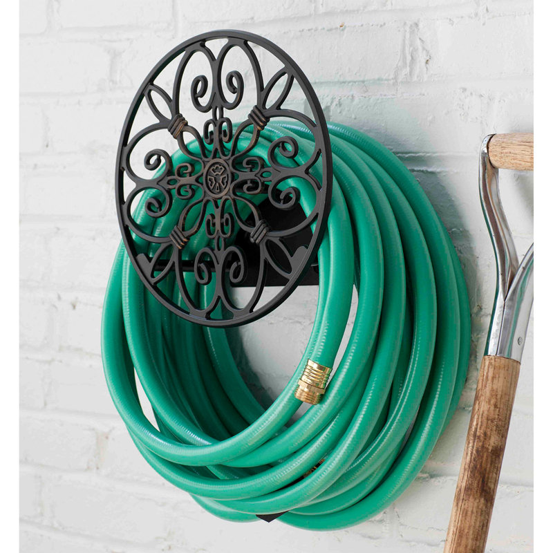 Liberty Garden Products Decorative Wall Mounted Hose Holder & Reviews